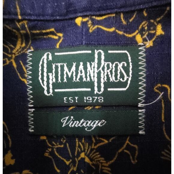 Vintage Gitman Brothers Dance Brushed Cotton Shirt NOWT - Picture 6 of 8